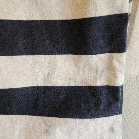 Sail to Sable Navy & White Sheath Mini Dress Sleeveless Nwot Sz XS - Picture 6 of 11